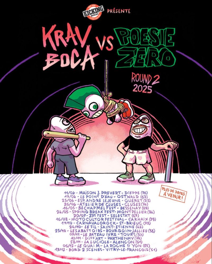 KRAV BOCA /.POESIE ZERO on Tour ! Round 2 !