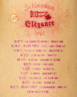 Schlaasss Nouvel Album / Nouvelle Tournée ! Elégance Tour !